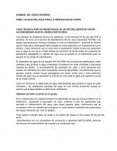 Calidad de agua para generadores de vapor