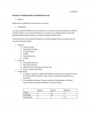 Practica bioquimica. Determinación cuantitativa de urea