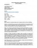 GUIÓN COMPETENCIAS COMUNICATIVAS. GRUPO ECOMODA