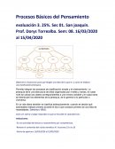 Procesos Básicos del Pensamiento