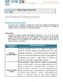 Actividad integradora Definiendo la historia del cuidado