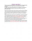 ¿Dónde estaba Dios?