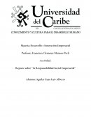 Actividad. Reporte sobre “ la Responsabilidad Social Empresarial”