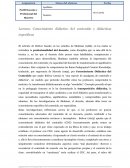 Lectura conocimiento didáctico del contenido y didácticas específicas