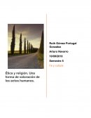 Ética y religión. Una forma de valoración de los actos humanos
