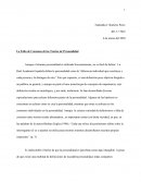 La Falta de Consenso de las Teorias de Personalidad