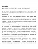 Actividad #1 Propuestas y actuaciones de la escuela estatal (Alghiero)