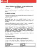 MANUAL PARA MANEJO DE CONTRATISTA QUE PRESTAN SUS SERVICIOS AL HOSPITAL ANDINO