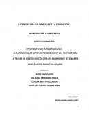 EL APRENDIZAJE DE OPERACIONES BÁSICAS EN LAS MATEMÁTICAS A TRAVÉS DE JUEGOS LÚDICOS CON LOS ALUMNOS DE SECUNDARIA