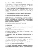 Cuestionario evolucion de la arquitectura