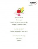 Clasificación de dietas