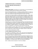 Escrito de inconformidad