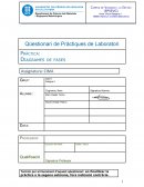 Qüestionari de Pràctiques de Laboratori. Pràctica: Diagrames de fases