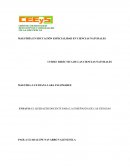 Quehacer docente en la enseñanza de las ciencias