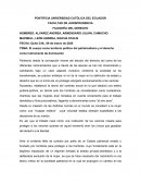 El cuerpo como territorio político del patriarcalismo y el derecho como instrumento de dominación