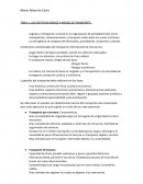 Resumen distintos medios de transporte