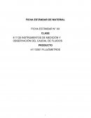 INSTRUMENTOS DE MEDICIÓN Y OBSERVACIÓN DEL CAUDAL DE FLUIDOS