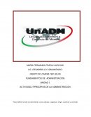 Actividad Principios de la administración