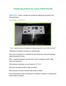 RIGIDEZ DIELECTRICA DEL ACEITE (PRACTICA #4)