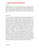 DESTILACION AZEOTROPICA