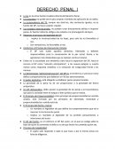 DERECHO PENAL I