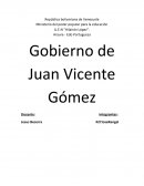 Gobierno de Juan Vicente Gómez