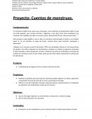 Literatura Proyecto: Cuentos de monstruos