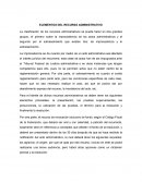 ELEMENTOS DEL RECURSO ADMINISTRATIVO