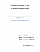 PRÁCTICA No. 8 Entalpia de solución o calor disolución