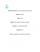 La autoestima y la calidad de la educación