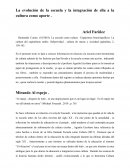 La evolución de la escuela y la integración de ella a la cultura como aporte