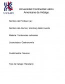 Tendencias culinarias. COCINA FUSION