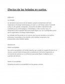 Efectos de las heladas en suelos