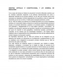 SINOPSIS: ARTÍCULO 3º CONSTITUCIONAL Y LEY GENERAL DE EDUCACIÓN