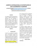 LOGÍSTICA INTERNACIONAL DE EXPORTACIÓN DE CAFÉ COLOMBIANO A ALEMANIA