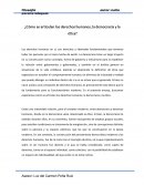 Ensayo, derechos humanos y democracia