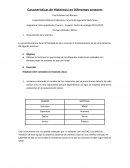 Caracteristicas de Histeresisi en Diferentes sensores