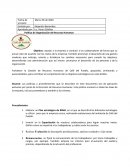 Política de Organización de Recursos Humanos