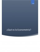 Que es la econometría