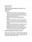 Partes Integrantes de la Federación y del Territorio Nacional
