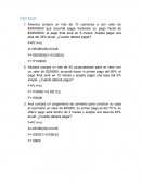 Ejercicios de tasa de intreres