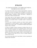 El lenguaje integral: Un camino facil para el desarrollo del lenguaje