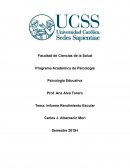 Informe Psicologia educativa