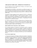 Ampliar base tributaria: Problema fundamental