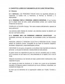 CONCEPTOS JURÍDICOS FUNDAMENTALES DE CARÁCTER MATERIAL
