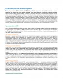 CASO: Servicios bancarios en Argentina