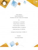 Trabajo colaborativo Momento intermedio Paso 3 Antecedentes, marco teórico y objetivos de la investigación