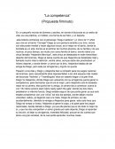 La competencia. Propuesta filminuto