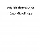 Análisis de Negocios. Caso MicroFridge