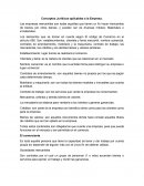 Conceptos juridicos aplicables a la empresa